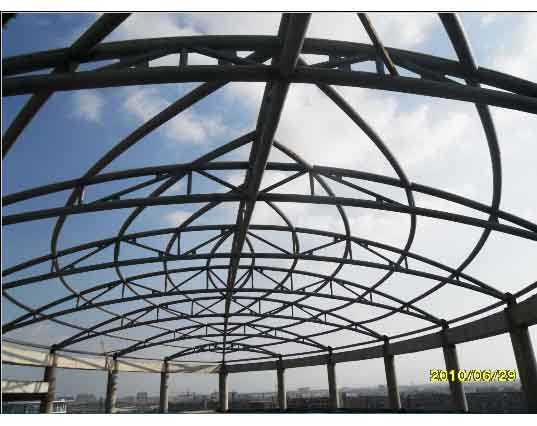 安庆中煤朔州宾馆管桁架工程